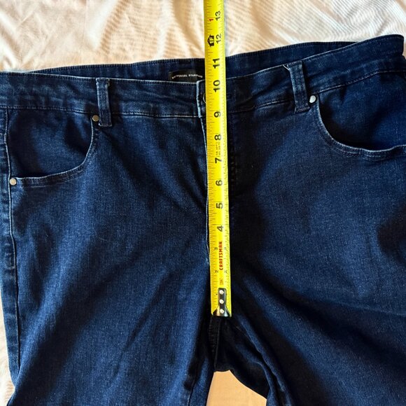 Universal Standard Dark Blue / Indigo Skinny Jeans Size 16 Long Great UC - Picture 6 of 9